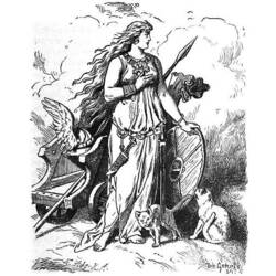 ぬりえページ: 北欧神話 (神々と女神) #110431 - 無料の印刷可能なぬりえページ