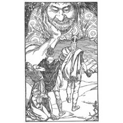 ぬりえページ: 北欧神話 (神々と女神) #110447 - 無料の印刷可能なぬりえページ