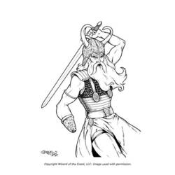 ぬりえページ: 北欧神話 (神々と女神) #110486 - 無料の印刷可能なぬりえページ