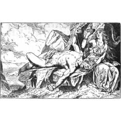 ぬりえページ: 北欧神話 (神々と女神) #110573 - 無料の印刷可能なぬりえページ