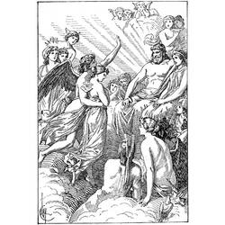 ぬりえページ: ローマ神話 (神々と女神) #110013 - 無料の印刷可能なぬりえページ