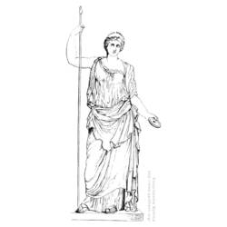 ぬりえページ: ローマ神話 (神々と女神) #110045 - 無料の印刷可能なぬりえページ