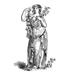 ぬりえページ: ローマ神話 (神々と女神) #110071 - 無料の印刷可能なぬりえページ