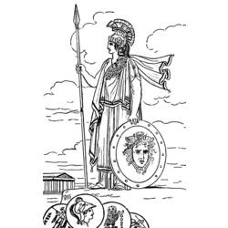ぬりえページ: ローマ神話 (神々と女神) #110073 - 無料の印刷可能なぬりえページ