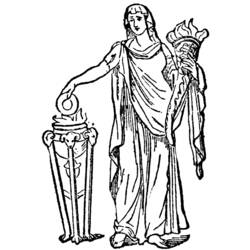 ぬりえページ: ローマ神話 (神々と女神) #110074 - 無料の印刷可能なぬりえページ