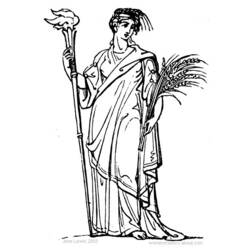 ぬりえページ: ローマ神話 (神々と女神) #110129 - 無料の印刷可能なぬりえページ