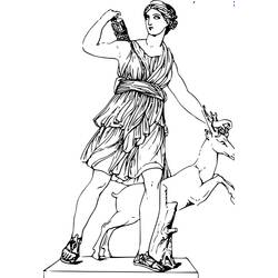 ぬりえページ: ローマ神話 (神々と女神) #110135 - 無料の印刷可能なぬりえページ