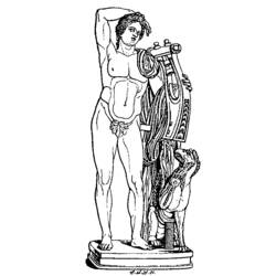 ぬりえページ: ローマ神話 (神々と女神) #110160 - 無料の印刷可能なぬりえページ