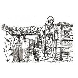 ぬりえ: 休戦記念日 - 無料の印刷可能なぬりえページ