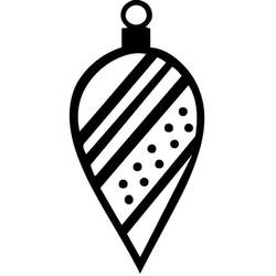 ぬりえ: クリスマスボール - 無料の印刷可能なぬりえページ