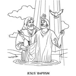 ぬりえページ: 洗礼 (祝日および特別行事) #57467 - 無料の印刷可能なぬりえページ