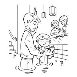 ぬりえページ: 洗礼 (祝日および特別行事) #57487 - 無料の印刷可能なぬりえページ
