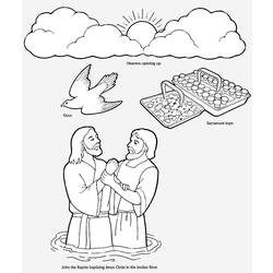 ぬりえページ: 洗礼 (祝日および特別行事) #57490 - 無料の印刷可能なぬりえページ