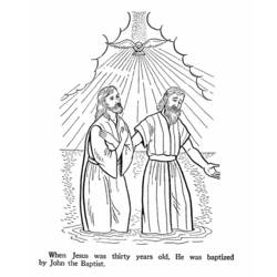 ぬりえページ: 洗礼 (祝日および特別行事) #57545 - 無料の印刷可能なぬりえページ