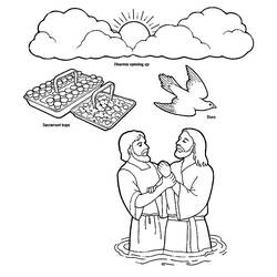 ぬりえページ: 洗礼 (祝日および特別行事) #57549 - 無料の印刷可能なぬりえページ
