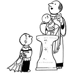 ぬりえページ: 洗礼 (祝日および特別行事) #57558 - 無料の印刷可能なぬりえページ
