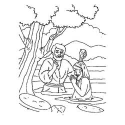 ぬりえページ: 洗礼 (祝日および特別行事) #57627 - 無料の印刷可能なぬりえページ