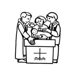 ぬりえページ: 洗礼 (祝日および特別行事) #57663 - 無料の印刷可能なぬりえページ