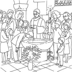 ぬりえページ: 洗礼 (祝日および特別行事) #57673 - 無料の印刷可能なぬりえページ