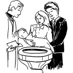 ぬりえページ: 洗礼 (祝日および特別行事) #57715 - 無料の印刷可能なぬりえページ
