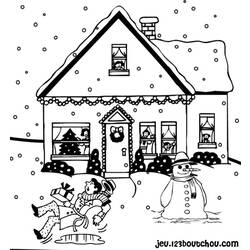ぬりえページ: クリスマス (祝日および特別行事) #55091 - 無料の印刷可能なぬりえページ