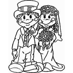 ぬりえページ: 結婚 (祝日および特別行事) #55973 - 無料の印刷可能なぬりえページ