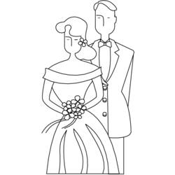 ぬりえページ: 結婚 (祝日および特別行事) #55992 - 無料の印刷可能なぬりえページ