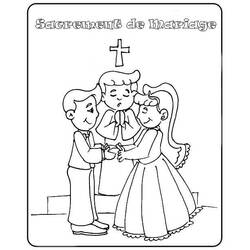 ぬりえ: 結婚 - 無料の印刷可能なぬりえページ