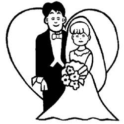 ぬりえページ: 結婚 (祝日および特別行事) #56040 - 無料の印刷可能なぬりえページ