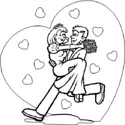 ぬりえページ: 結婚 (祝日および特別行事) #56045 - 無料の印刷可能なぬりえページ