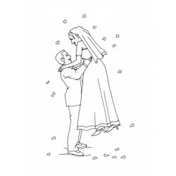 ぬりえページ: 結婚 (祝日および特別行事) #56050 - 無料の印刷可能なぬりえページ