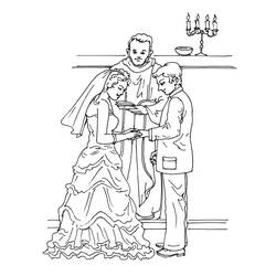 ぬりえページ: 結婚 (祝日および特別行事) #56078 - 無料の印刷可能なぬりえページ