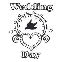 ぬりえページ: 結婚 (祝日および特別行事) #56102 - 無料の印刷可能なぬりえページ