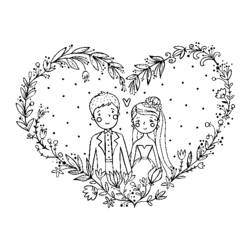 ぬりえページ: 結婚 (祝日および特別行事) #56259 - 無料の印刷可能なぬりえページ