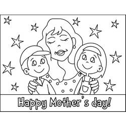 ぬりえページ: 母の日 (祝日および特別行事) #129768 - 無料の印刷可能なぬりえページ