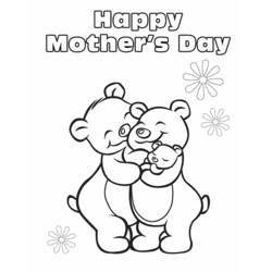 ぬりえページ: 母の日 (祝日および特別行事) #129839 - 無料の印刷可能なぬりえページ