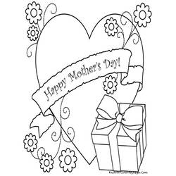 ぬりえページ: 母の日 (祝日および特別行事) #129846 - 無料の印刷可能なぬりえページ