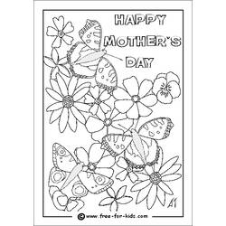 ぬりえページ: 母の日 (祝日および特別行事) #129880 - 無料の印刷可能なぬりえページ