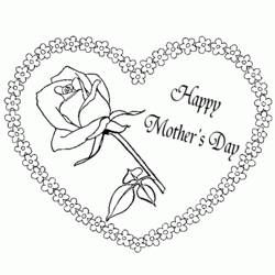 ぬりえページ: 母の日 (祝日および特別行事) #129959 - 無料の印刷可能なぬりえページ