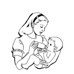 ぬりえページ: 母の日 (祝日および特別行事) #129994 - 無料の印刷可能なぬりえページ
