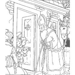ぬりえページ: 聖ニコラス (祝日および特別行事) #59085 - 無料の印刷可能なぬりえページ