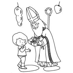 ぬりえページ: 聖ニコラス (祝日および特別行事) #59093 - 無料の印刷可能なぬりえページ
