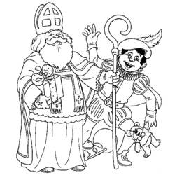 ぬりえページ: 聖ニコラス (祝日および特別行事) #59121 - 無料の印刷可能なぬりえページ