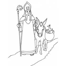 ぬりえページ: 聖ニコラス (祝日および特別行事) #59133 - 無料の印刷可能なぬりえページ
