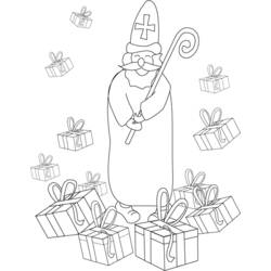 ぬりえページ: 聖ニコラス (祝日および特別行事) #59150 - 無料の印刷可能なぬりえページ