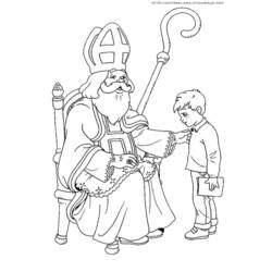 ぬりえページ: 聖ニコラス (祝日および特別行事) #59157 - 無料の印刷可能なぬりえページ