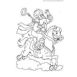 ぬりえページ: 聖ニコラス (祝日および特別行事) #59183 - 無料の印刷可能なぬりえページ
