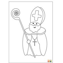 ぬりえページ: 聖ニコラス (祝日および特別行事) #59202 - 無料の印刷可能なぬりえページ