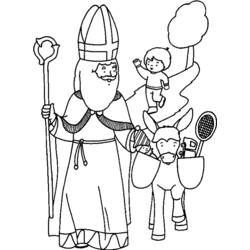 ぬりえページ: 聖ニコラス (祝日および特別行事) #59226 - 無料の印刷可能なぬりえページ