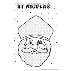 ぬりえページ: 聖ニコラス (祝日および特別行事) #59269 - 無料の印刷可能なぬりえページ
